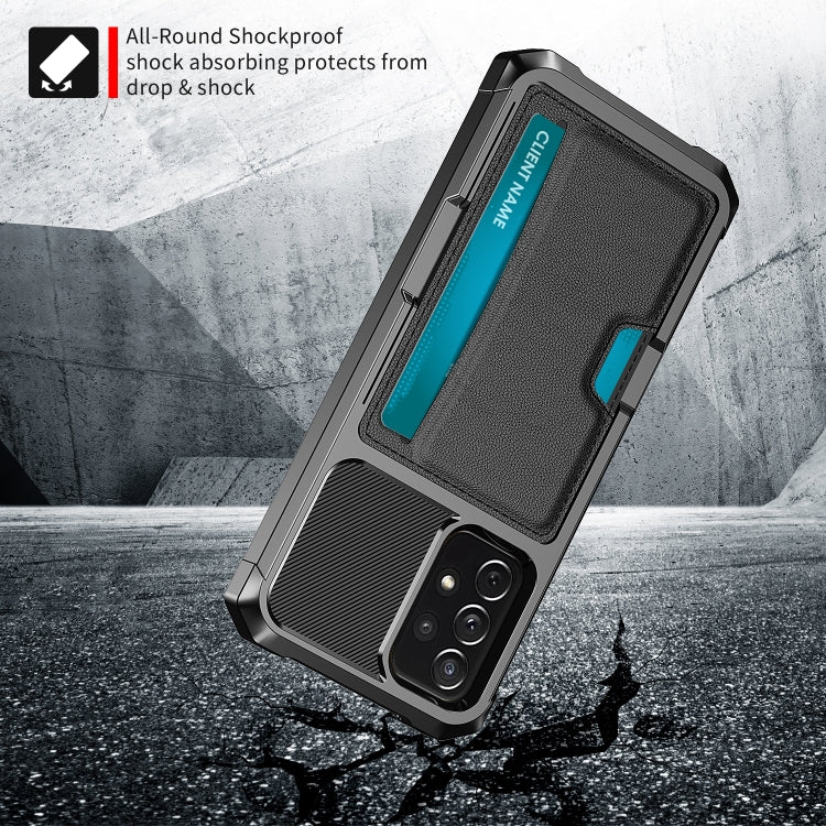 For Samsung Galaxy A72 ZM02 Card Slot Holder Phone Case