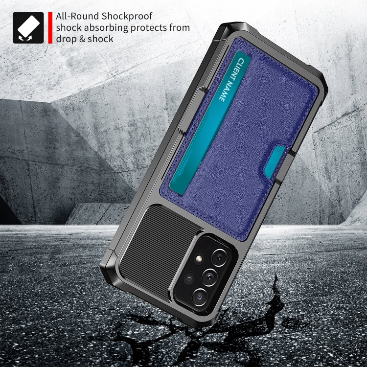 For Samsung Galaxy A72 ZM02 Card Slot Holder Phone Case