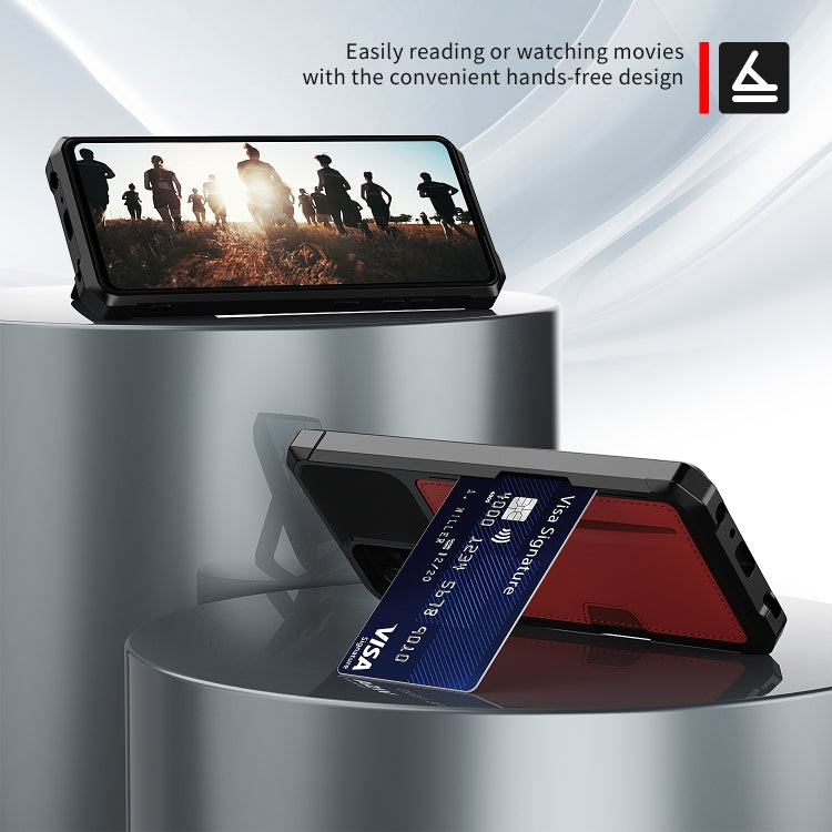 For Samsung Galaxy A72 ZM02 Card Slot Holder Phone Case