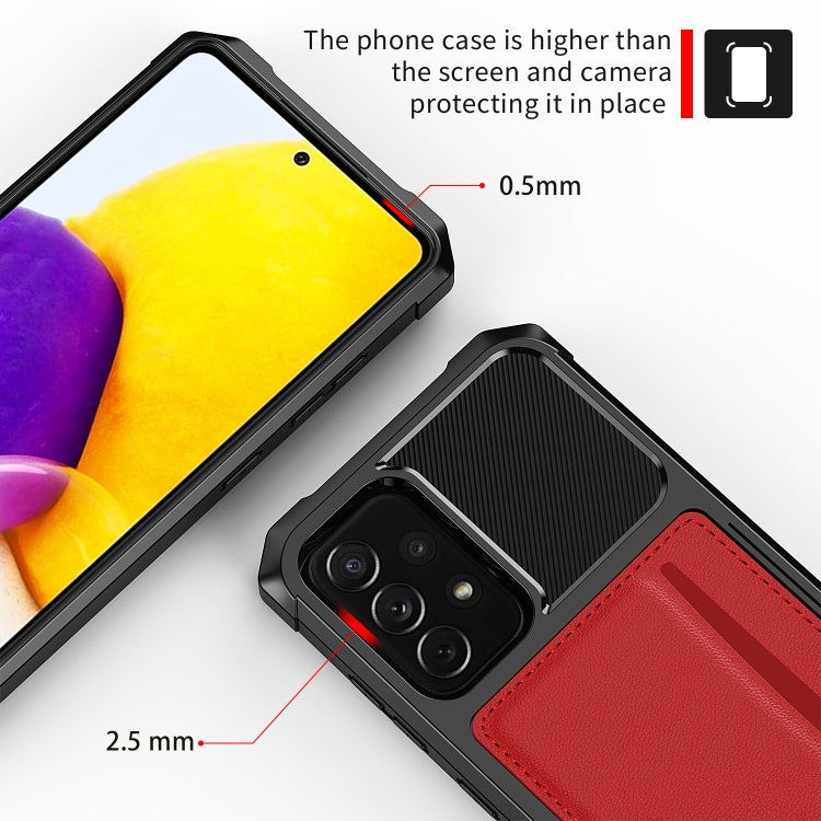 For Samsung Galaxy A52 ZM02 Card Slot Holder Phone Case