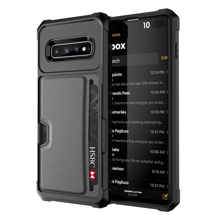 For Samsung Galaxy S10+ ZM02 Card Slot Holder Phone Case