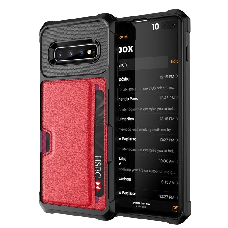 For Samsung Galaxy S10+ ZM02 Card Slot Holder Phone Case