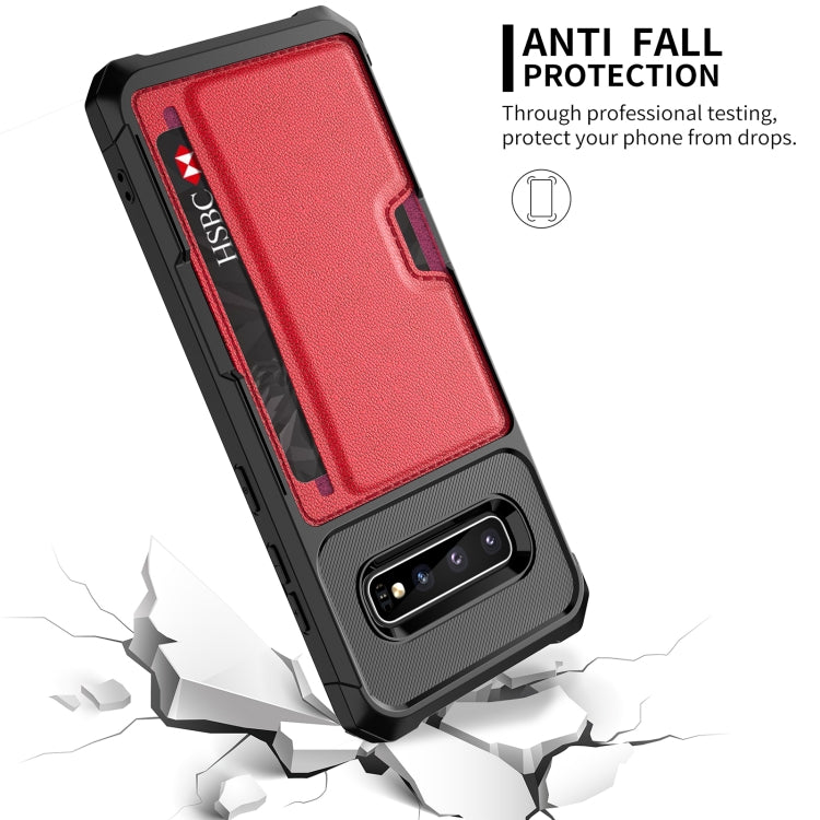 For Samsung Galaxy S10+ ZM02 Card Slot Holder Phone Case
