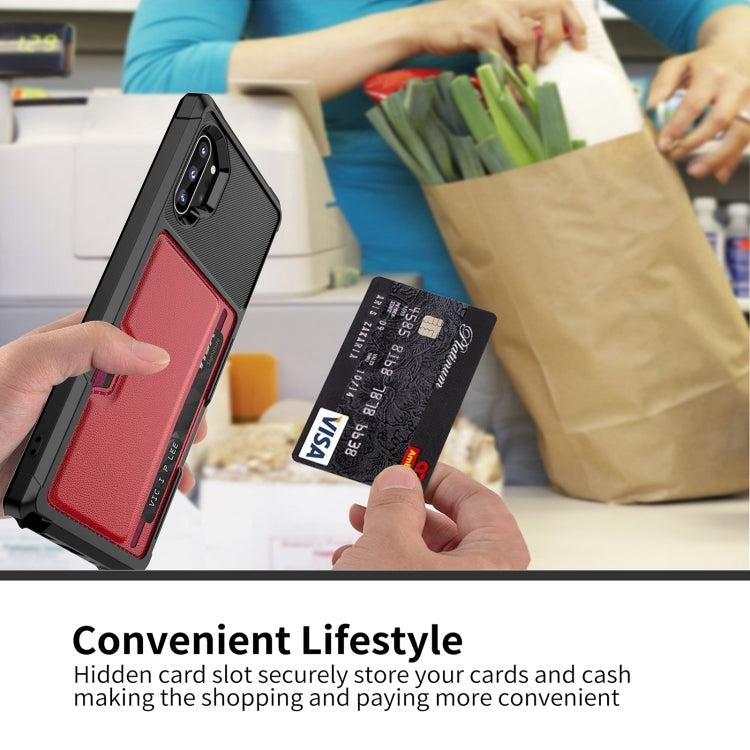 For Samsung Galaxy Note10+ ZM02 Card Slot Holder Phone Case