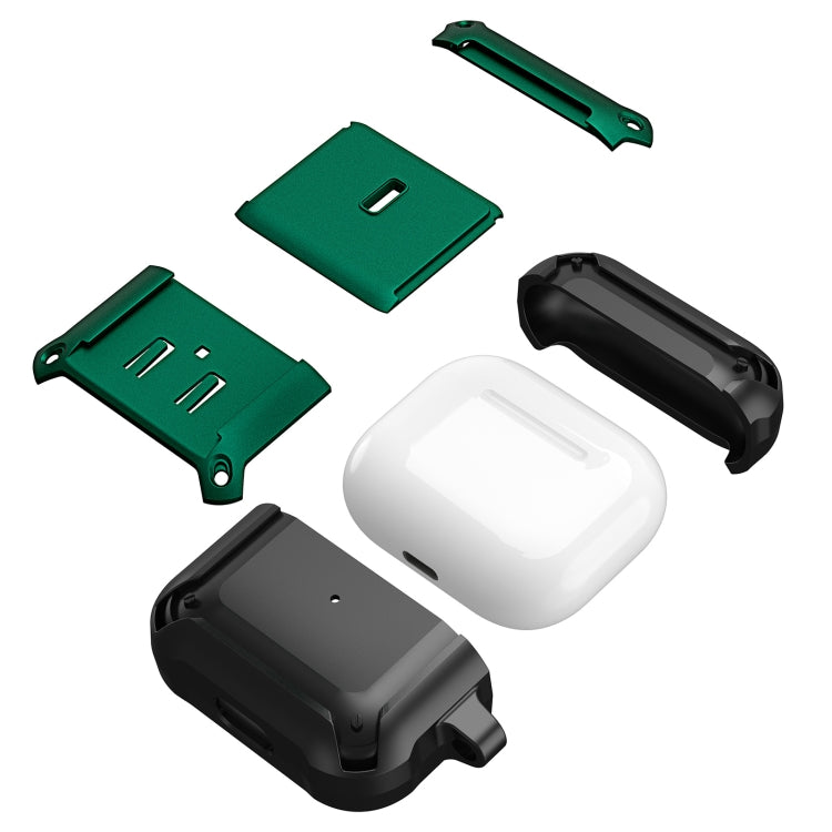 For AirPods 3 Sliding Buckle Wireless Earphone Protective Case with Hook