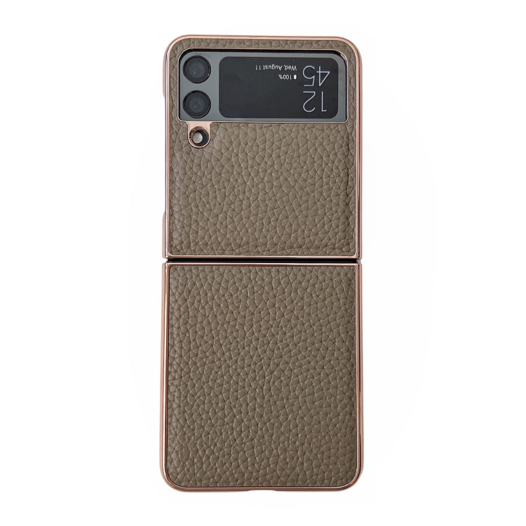 For Samsung Galaxy Z Flip4 Star Series Nano Electroplating PU Phone Case