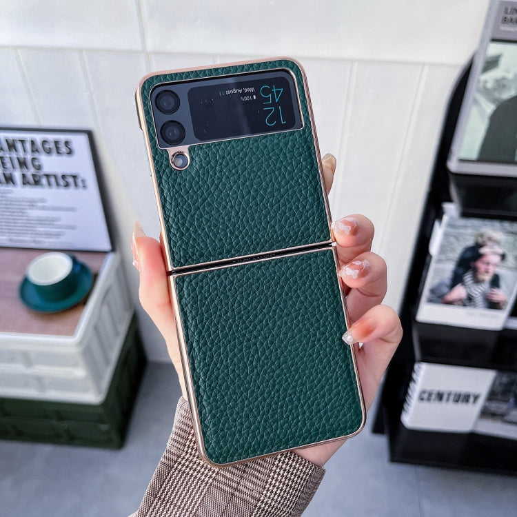 For Samsung Galaxy Z Flip4 Star Series Nano Electroplating PU Phone Case