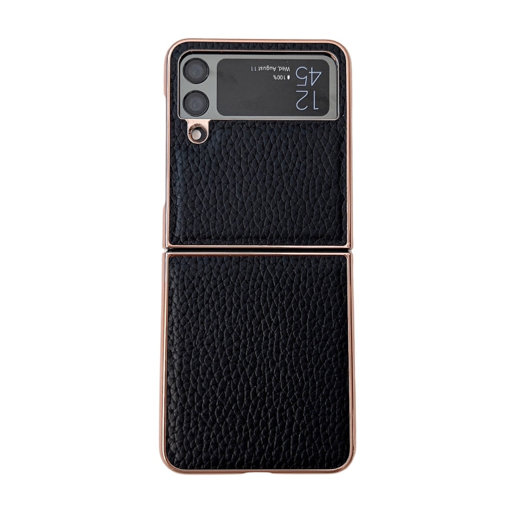 For Samsung Galaxy Z Flip4 Star Series Nano Electroplating PU Phone Case