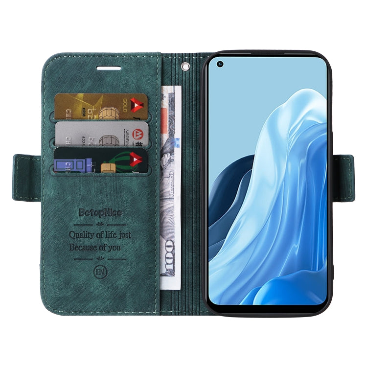 For OPPO Reno7 / F21 Pro BETOPNICE Dual-side Buckle Leather Phone Case