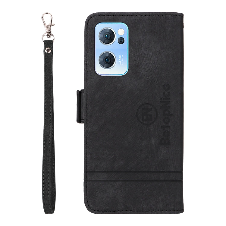 For OPPO Reno 7 5G Global / Find X5 Lite BETOPNICE Dual-side Buckle Leather Phone Case