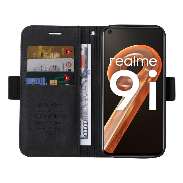 For Realme 9i / A96 4G / A76 4G / A36 4G BETOPNICE Dual-side Buckle Leather Phone Case