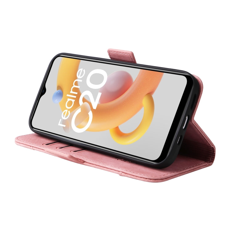 For Realme C20 / C11 2021 BETOPNICE Dual-side Buckle Leather Phone Case