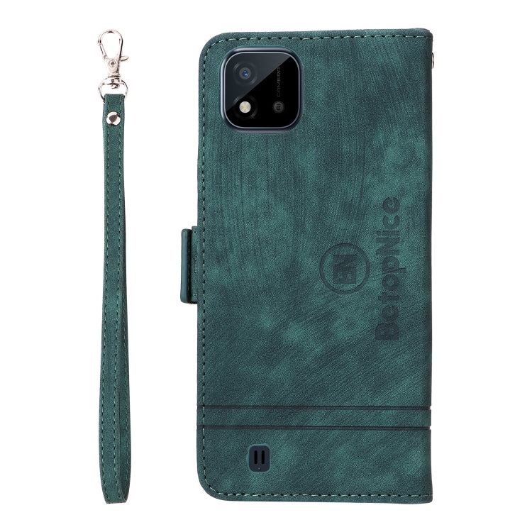 For Realme C20 / C11 2021 BETOPNICE Dual-side Buckle Leather Phone Case