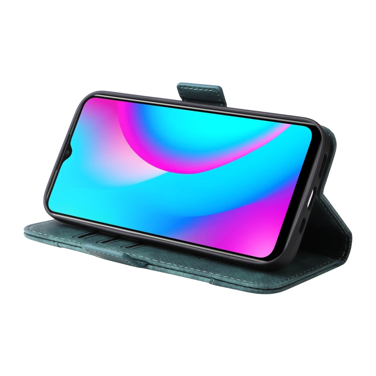 For Realme C15 BETOPNICE Dual-side Buckle Leather Phone Case