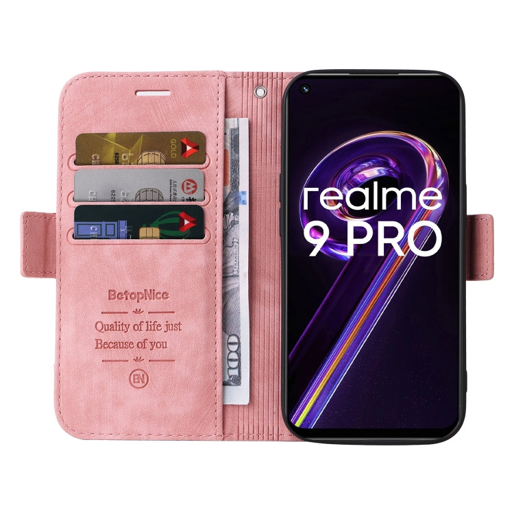 For Realme 9 Pro BETOPNICE Dual-side Buckle Leather Phone Case