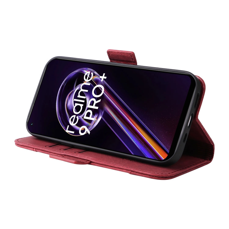 For Realme 9 Pro+ BETOPNICE Dual-side Buckle Leather Phone Case