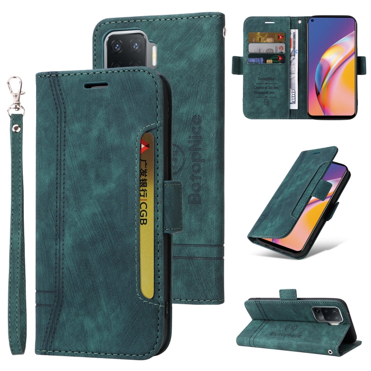 For OPPO A94 4G BETOPNICE Dual-side Buckle Leather Phone Case