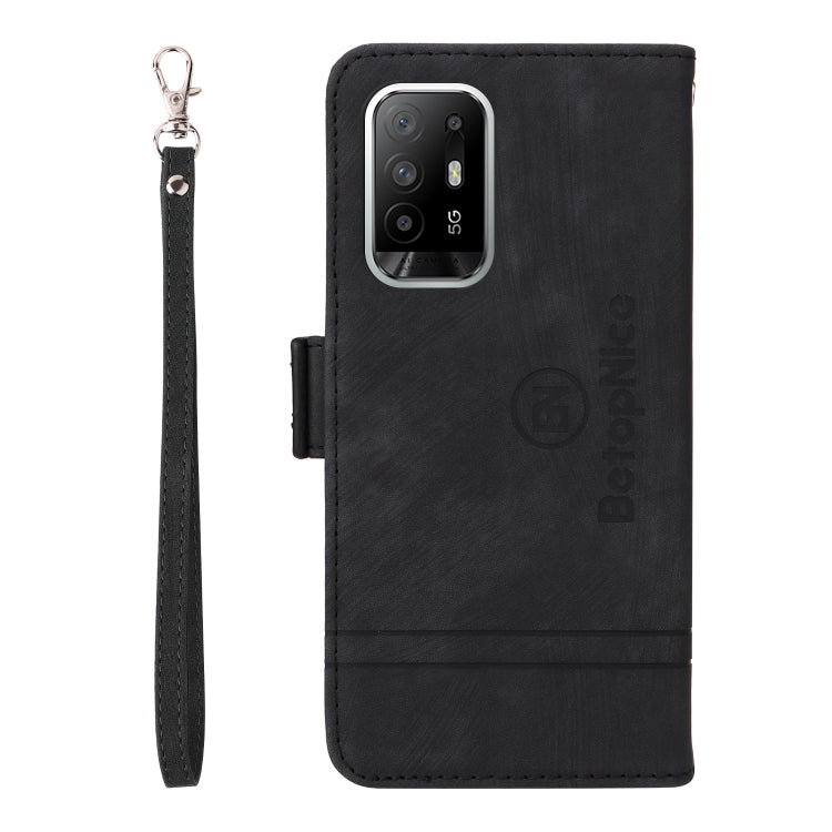 For OPPO A94 5G BETOPNICE Dual-side Buckle Leather Phone Case