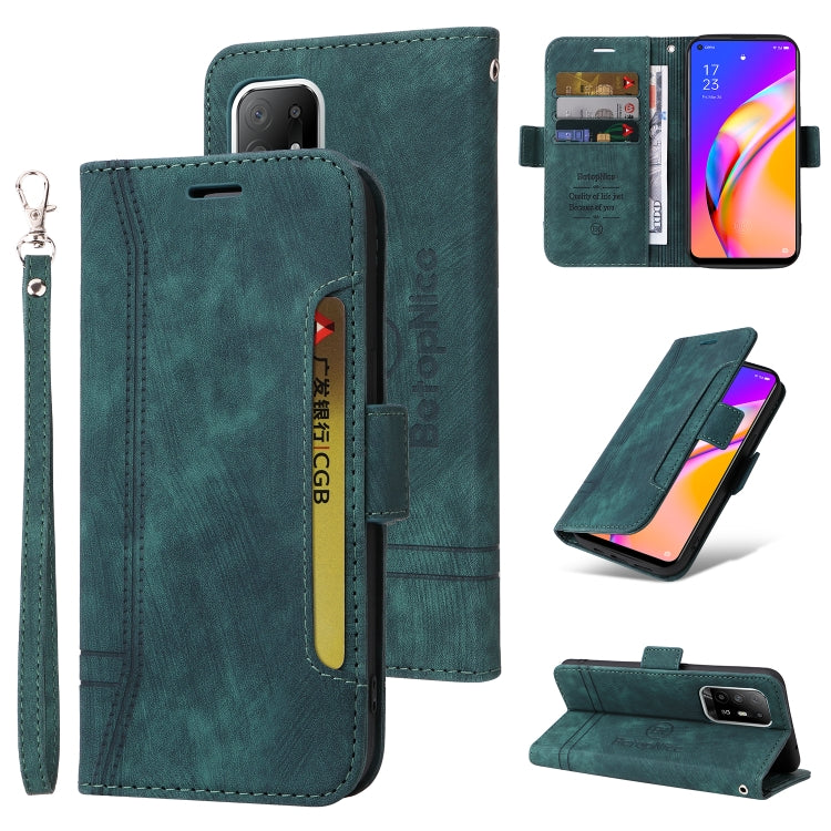 For OPPO A94 5G BETOPNICE Dual-side Buckle Leather Phone Case