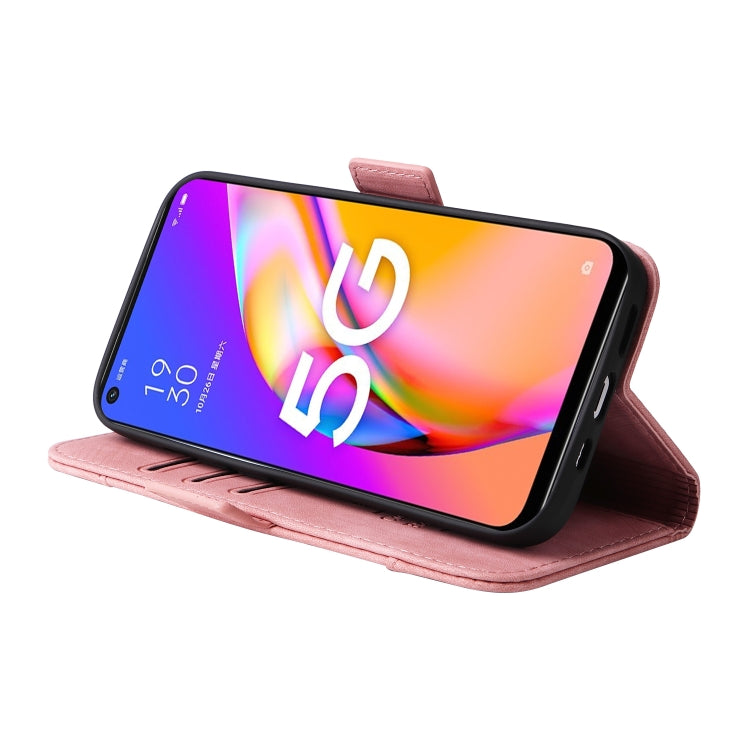 For OPPO A93 5G CN Version BETOPNICE Dual-side Buckle Leather Phone Case