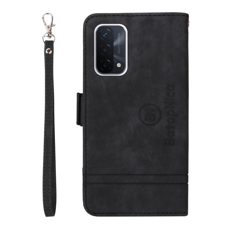 For OPPO A93 5G CN Version BETOPNICE Dual-side Buckle Leather Phone Case