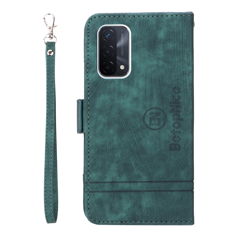 For OPPO A93 5G CN Version BETOPNICE Dual-side Buckle Leather Phone Case