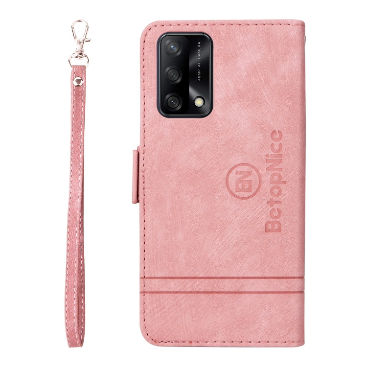 For OPPO A74 4G BETOPNICE Dual-side Buckle Leather Phone Case