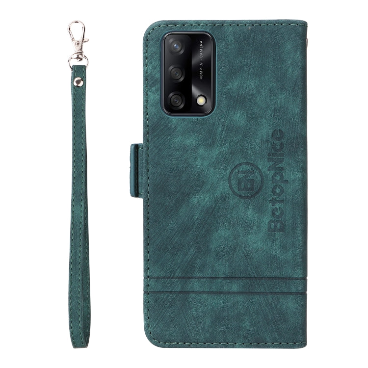 For OPPO A74 4G BETOPNICE Dual-side Buckle Leather Phone Case