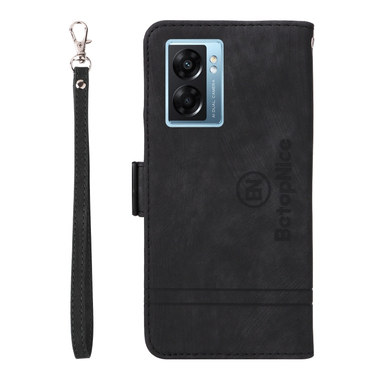 For OPPO A57 5G BETOPNICE Dual-side Buckle Leather Phone Case