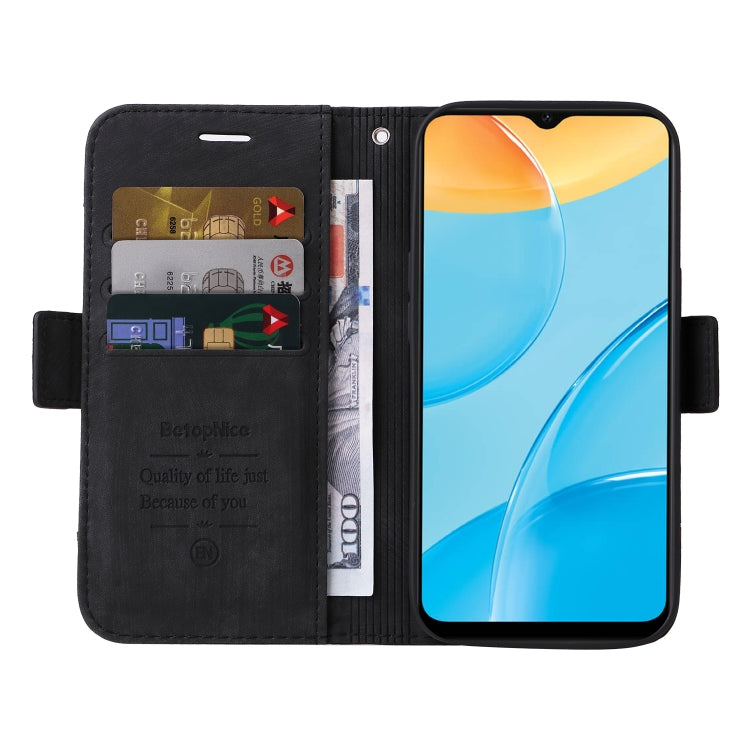 For OPPO A15 BETOPNICE Dual-side Buckle Leather Phone Case