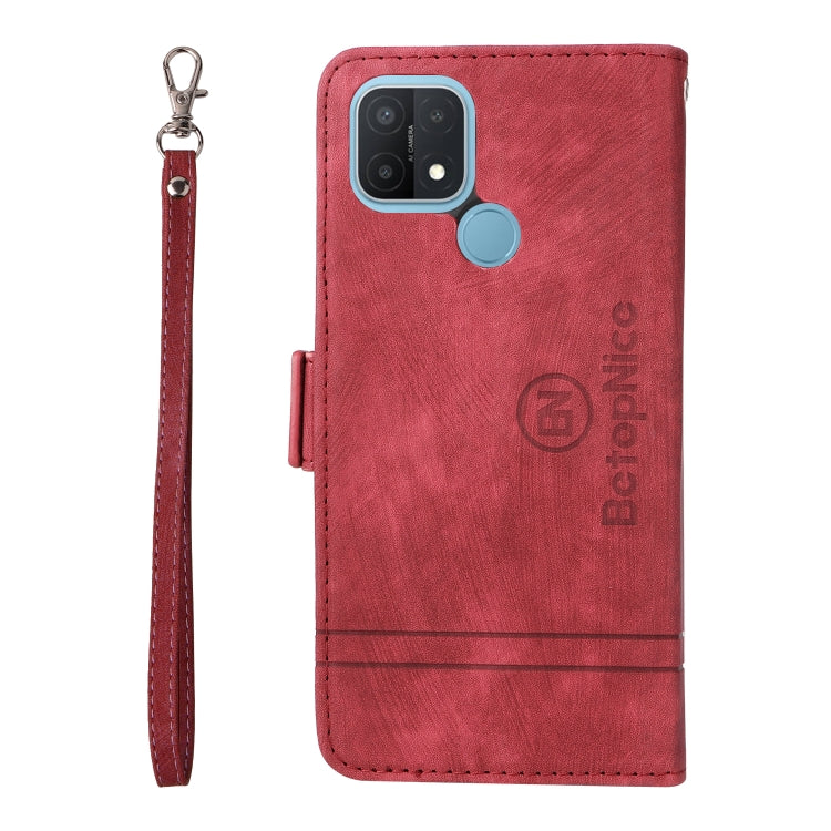 For OPPO A15 BETOPNICE Dual-side Buckle Leather Phone Case