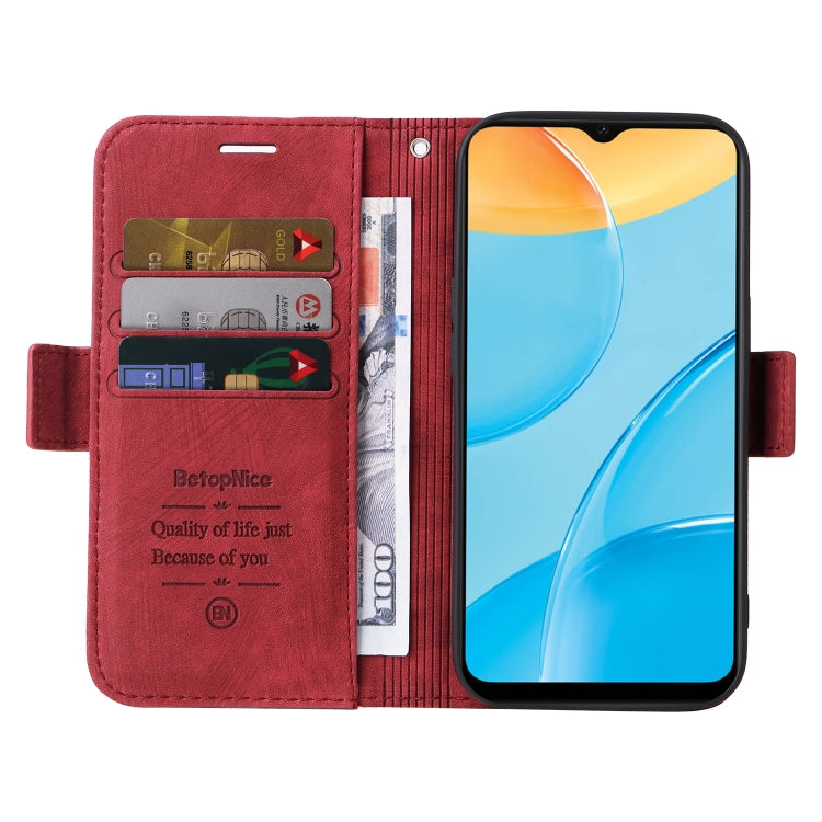 For OPPO A15 BETOPNICE Dual-side Buckle Leather Phone Case