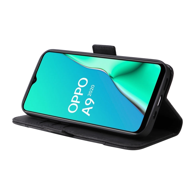 For OPPO A9 2020 BETOPNICE Dual-side Buckle Leather Phone Case
