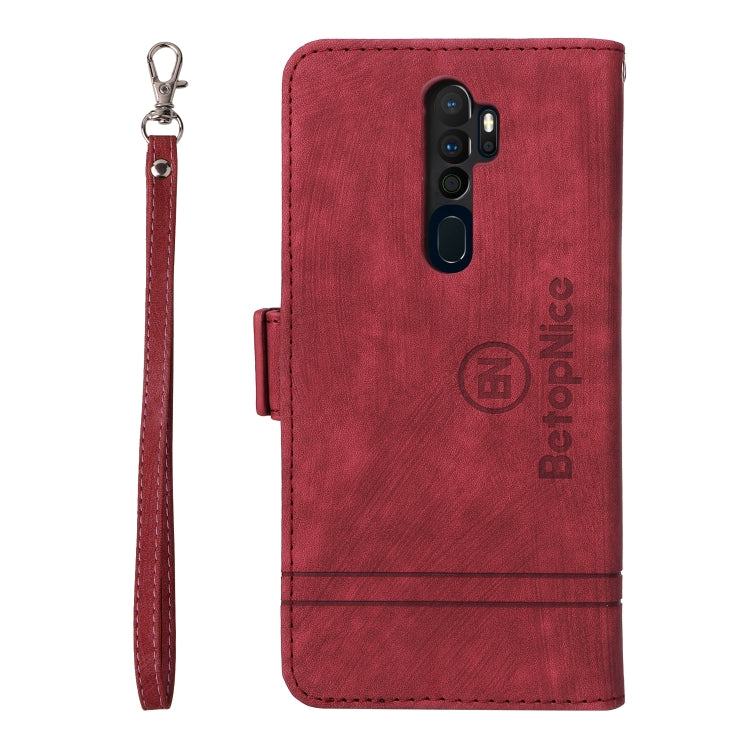 For OPPO A9 2020 BETOPNICE Dual-side Buckle Leather Phone Case