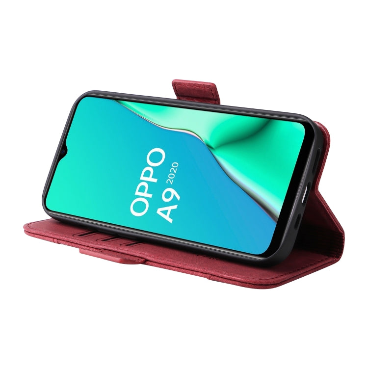 For OPPO A9 2020 BETOPNICE Dual-side Buckle Leather Phone Case