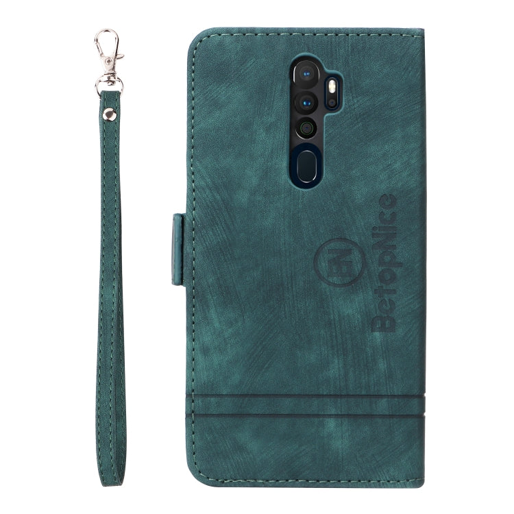 For OPPO A9 2020 BETOPNICE Dual-side Buckle Leather Phone Case