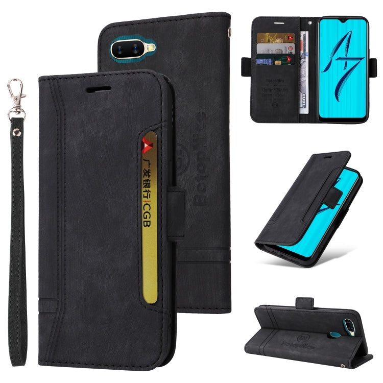 For OPPO A7 / A5s BETOPNICE Dual-side Buckle Leather Phone Case