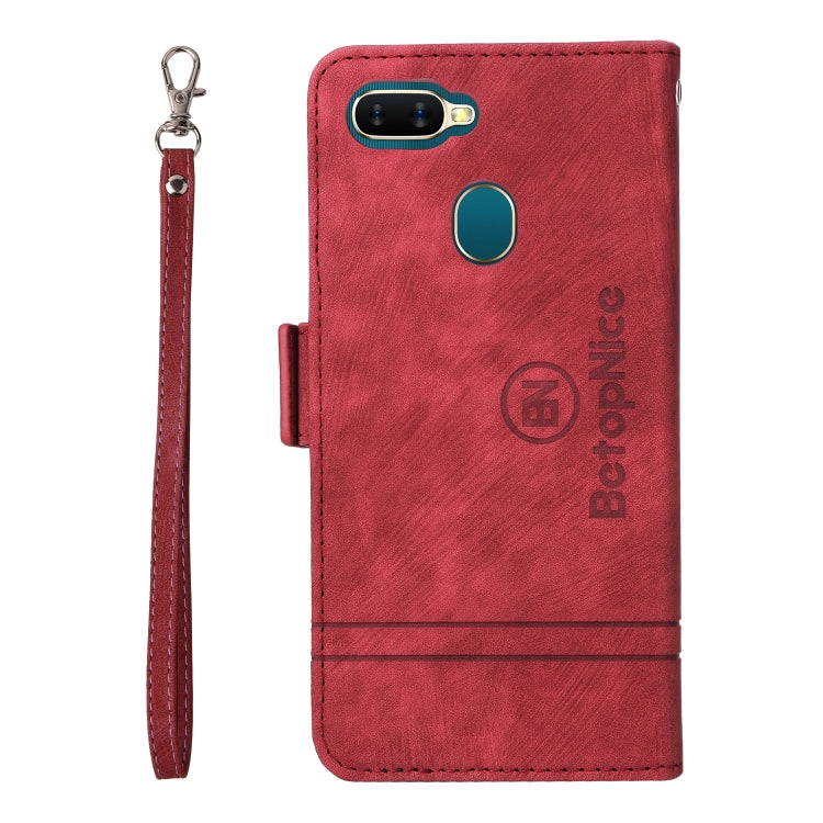 For OPPO A7 / A5s BETOPNICE Dual-side Buckle Leather Phone Case