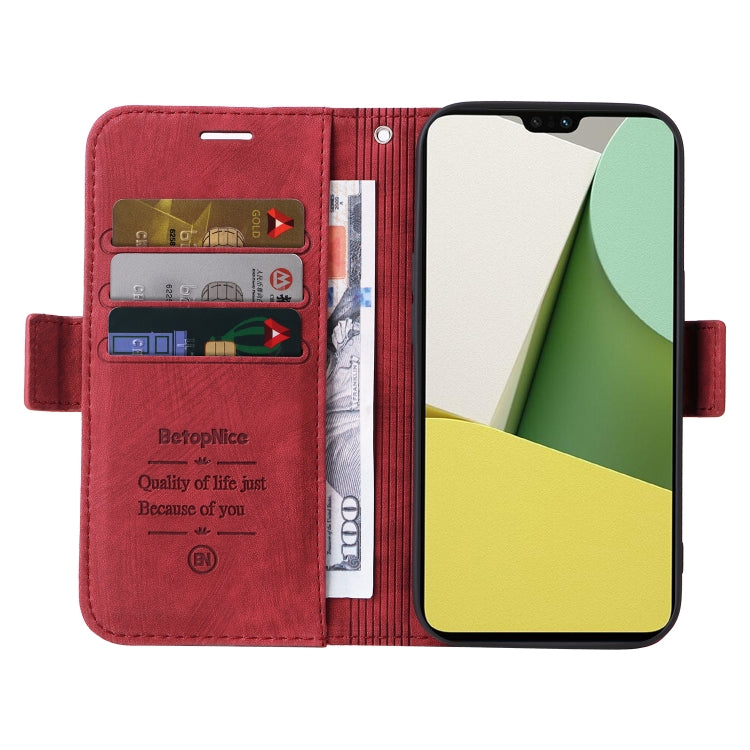 For vivo S12 BETOPNICE Dual-side Buckle Leather Phone Case