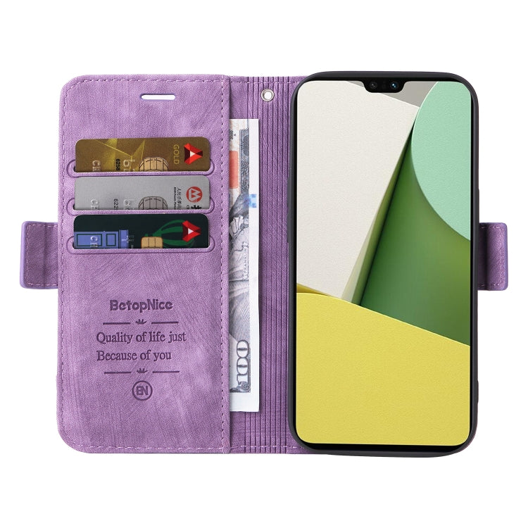 For vivo S12 BETOPNICE Dual-side Buckle Leather Phone Case