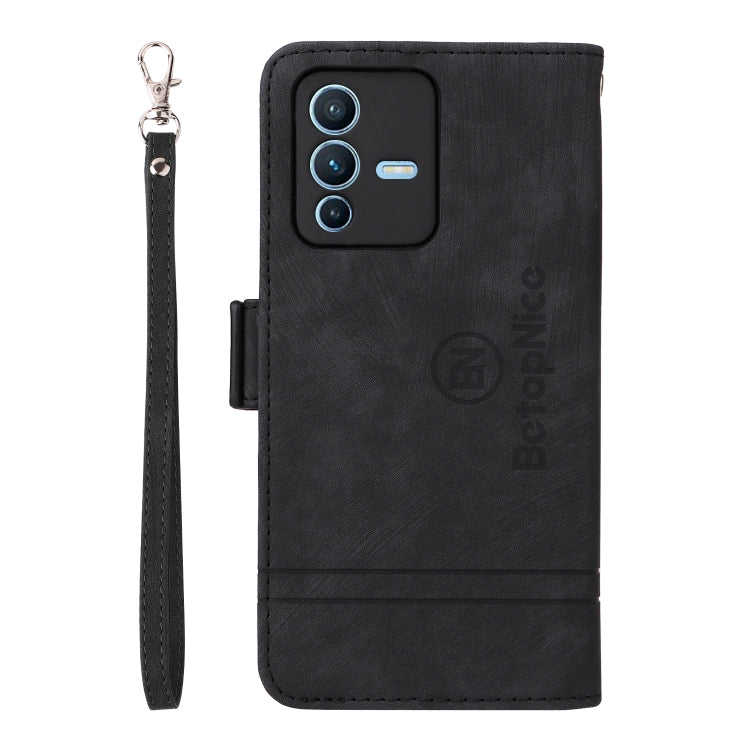 For vivo S12 Pro / V23 Pro 5G BETOPNICE Dual-side Buckle Leather Phone Case