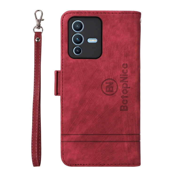 For vivo S12 Pro / V23 Pro 5G BETOPNICE Dual-side Buckle Leather Phone Case