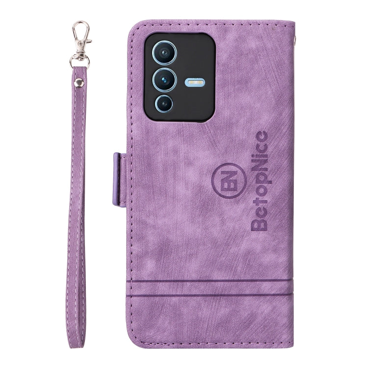 For vivo S12 Pro / V23 Pro 5G BETOPNICE Dual-side Buckle Leather Phone Case