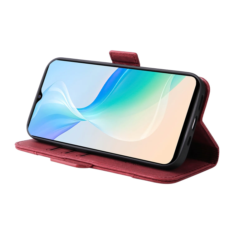 For vivo Y76 5G BETOPNICE Dual-side Buckle Leather Phone Case