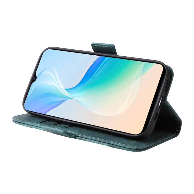 For vivo Y76 5G BETOPNICE Dual-side Buckle Leather Phone Case