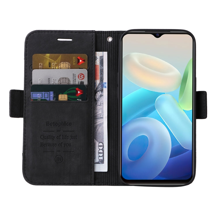 For vivo Y55 5G Global / Y75 5G Global BETOPNICE Dual-side Buckle Leather Phone Case