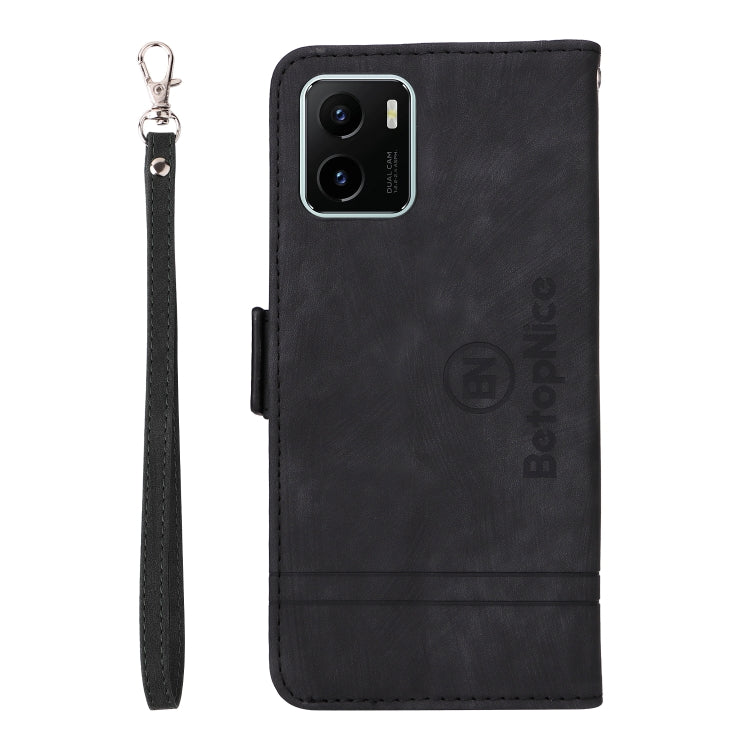 For vivo Y15a Global BETOPNICE Dual-side Buckle Leather Phone Case