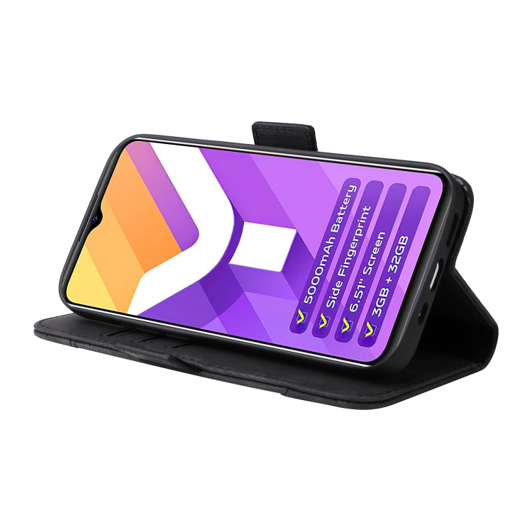 For vivo Y15a Global BETOPNICE Dual-side Buckle Leather Phone Case