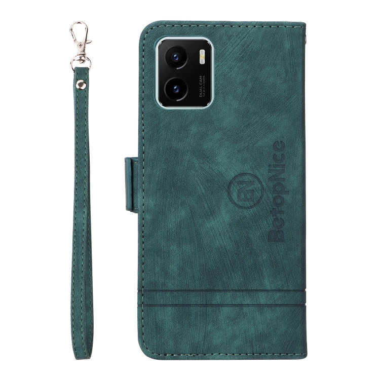For vivo Y15a Global BETOPNICE Dual-side Buckle Leather Phone Case
