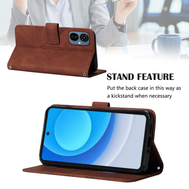 For Tecno Camon 19 Neo Crossbody 3D Embossed Flip Leather Phone Case